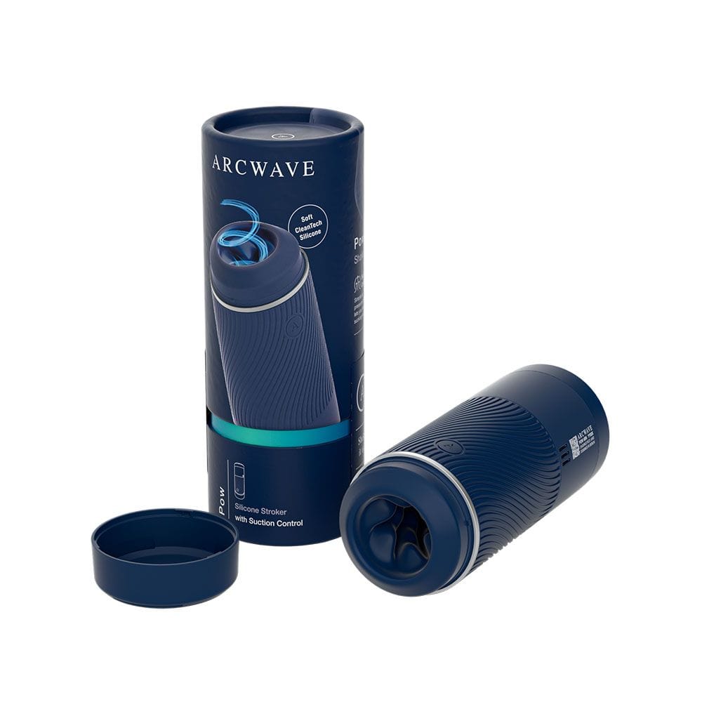 Arcwave Pow Silicone Stroker - Suction Control - Blue