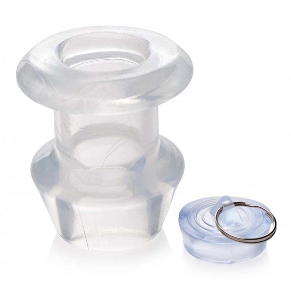 Ass Bung Hollow Anal Dilator w Plug - Lg
