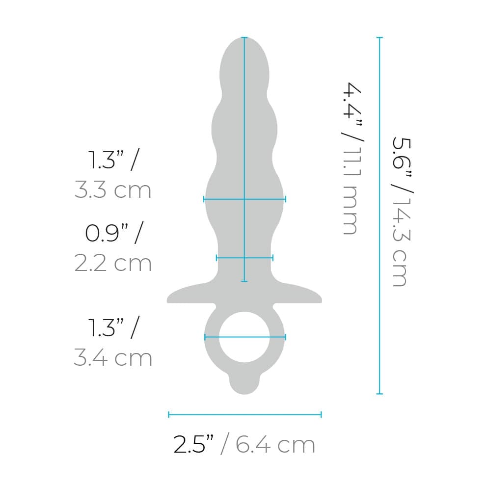 B-Vibe Bounce Beaded Silicone Anal Plug