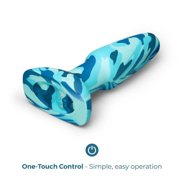 b-Vibe Camo Rimming Plug 2 – Rotating and Vibrating Plug