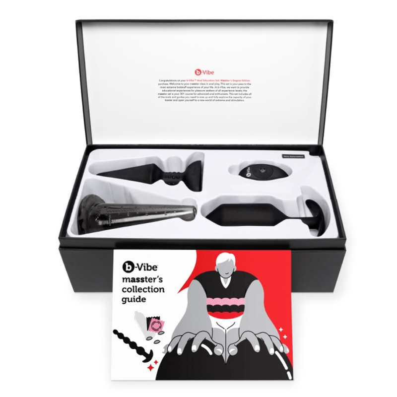 B-Vibe Masster's Degree Advanced Anal Set