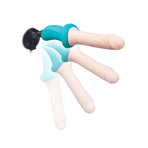 b-Vibe Realistic Thrusting Dildo Machine – Remote-Controlled Hands-Free Sex Machine