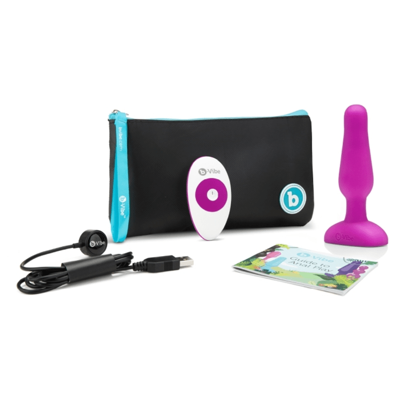 B-Vibe Triplet Anal Beads - Black