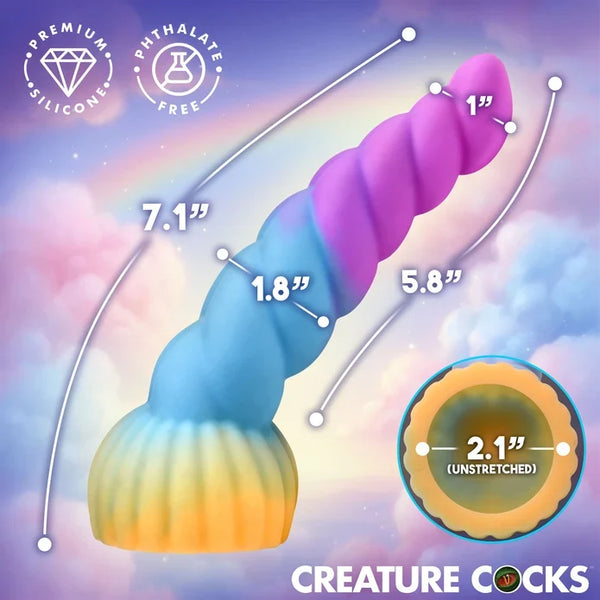 Unicorn Head Silicone Wand Attachment