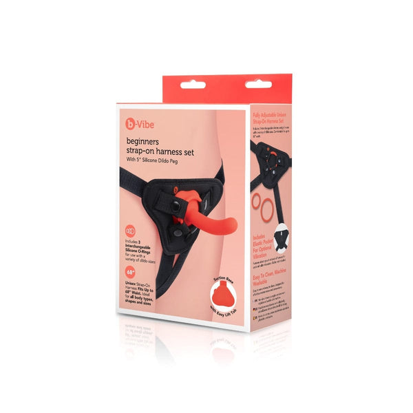 Beginners Strap-On Harness Set 5” Silicone Dildo Peg