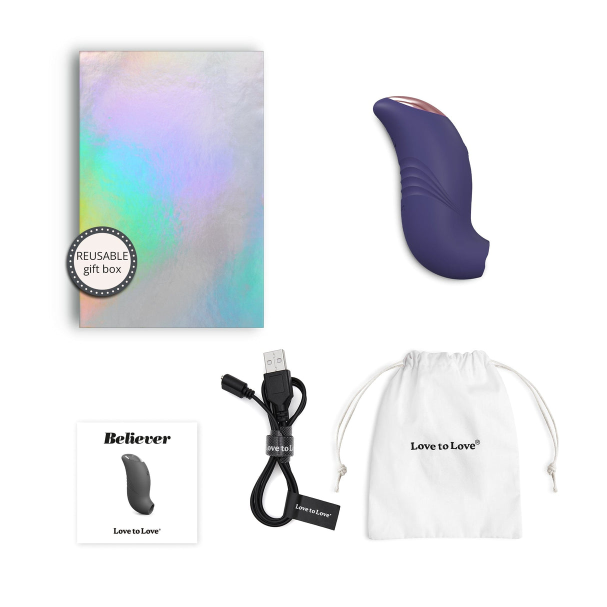 Believer - Midnight Indigo - Clitoral Stimulator