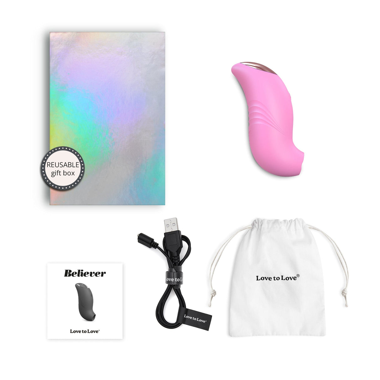 Believer - Pink Passion - Clitoral Stimulator
