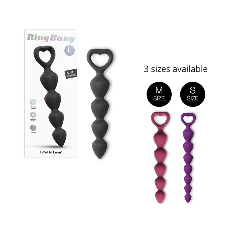 Bing Bang L - Black Onyx - Anal Bead