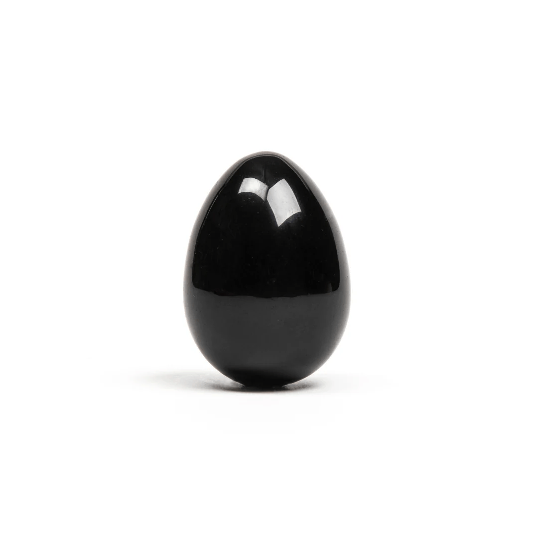 Black Obsidian - Yoni Egg - Non-Drilled