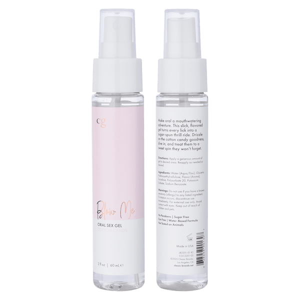 BLOW ME ORAL SEX GEL - COTTON CANDY - 2 floz | 60 mL