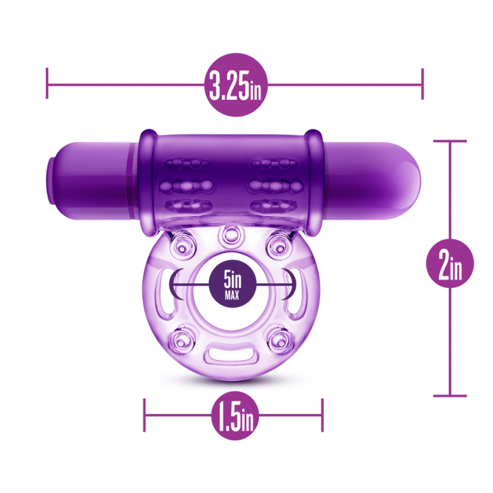 Blush Couples Play Vibrating Cock Ring