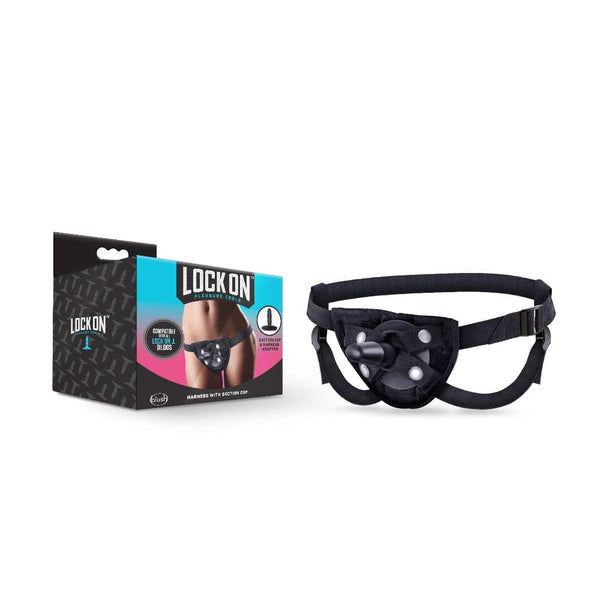 Blush Lock On - Strap On Harness - Vibrating Bullet Included