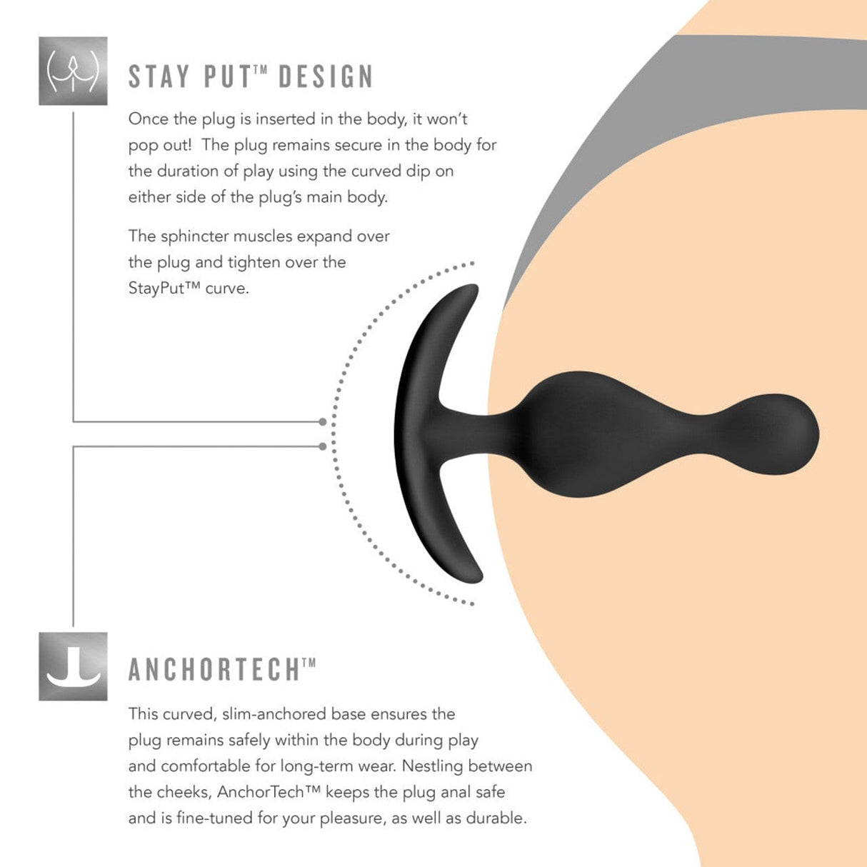 Blush Luxe Explore Silicone Anal Plug