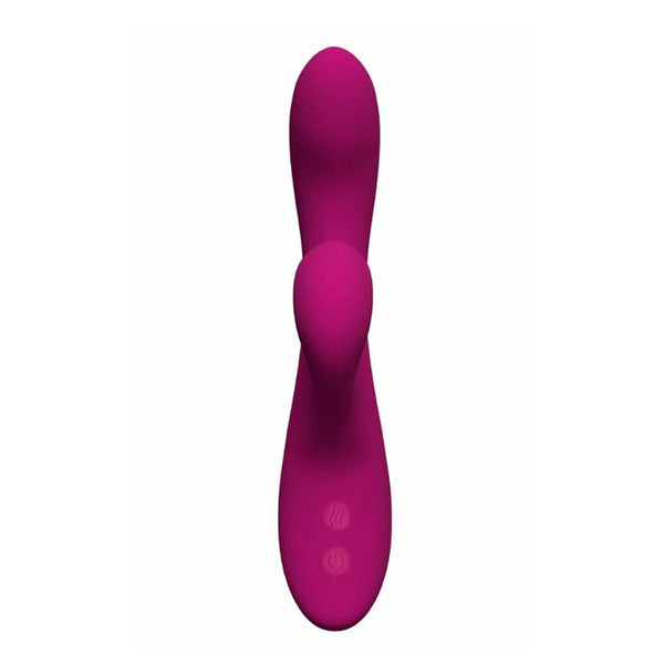 Blush - Quinn - warming Rabbit Vibrator - Burgundy