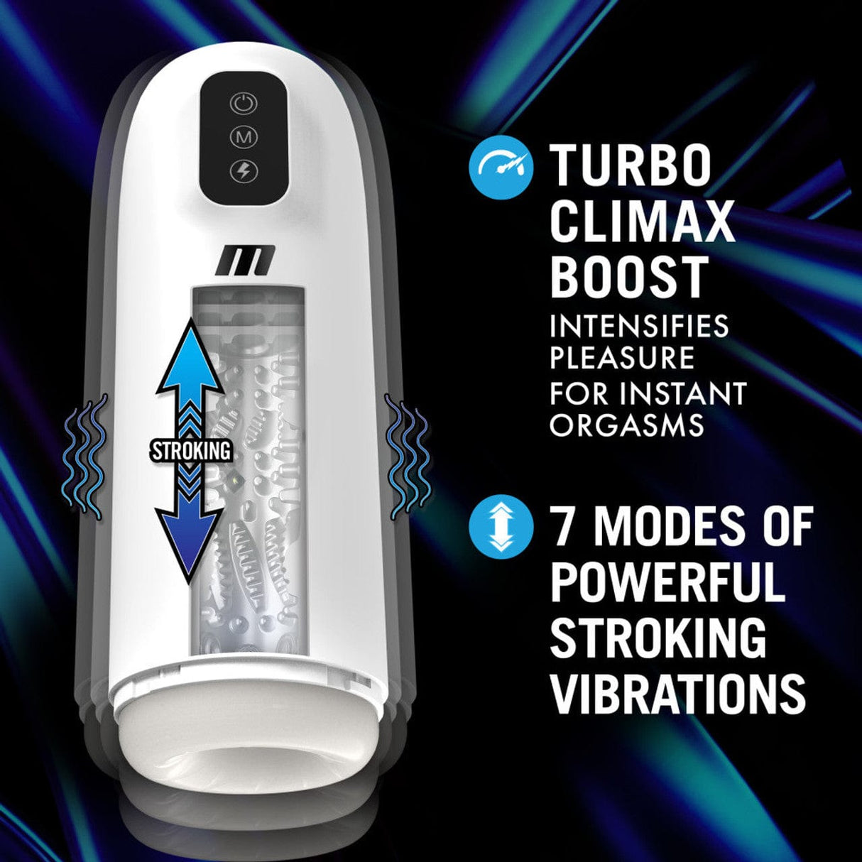 Blush Robo-Bator Turbo Boost Stroker - Male Masturbator