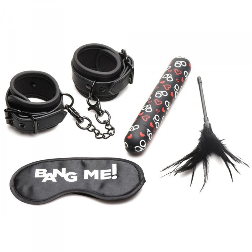 Bondage Kit - XL Bullet, Cuffs, Tickler*