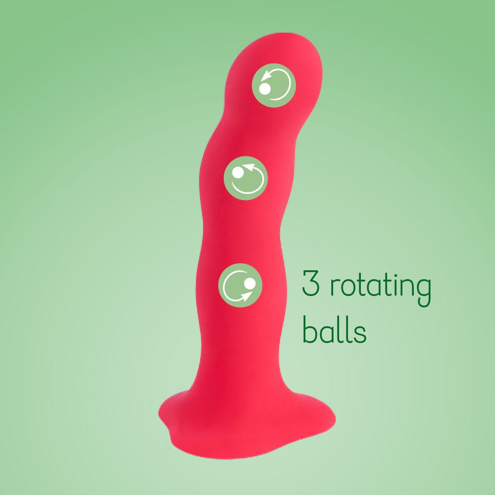 Bouncer Rumbling Dildo - Suction Cup Base