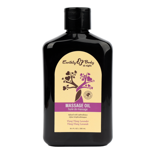 Earthly Body At Night Ylang Ylang Lavender Massage Oil 250mL