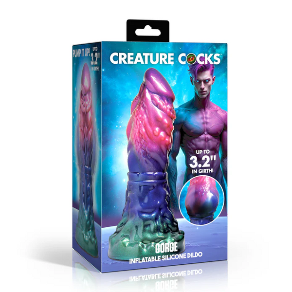 Creature Cocks Gorge Alien Inflatable Silicone Dildo