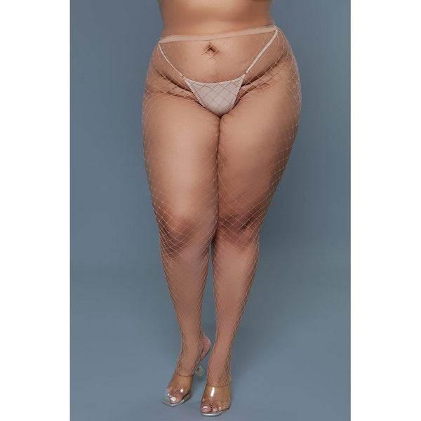 Can't Back Down Pantyhose - Nude - Queen