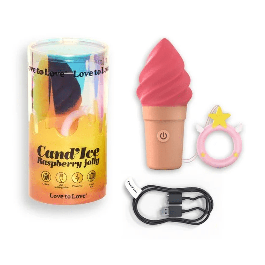 Cand'ice Compact & Discreet Vibrator - Raspberry Jolly