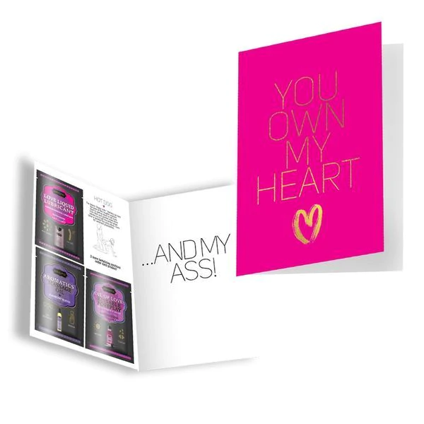 Kama Sutra Naughty Notes You Own My Heart Adult Romantic Card