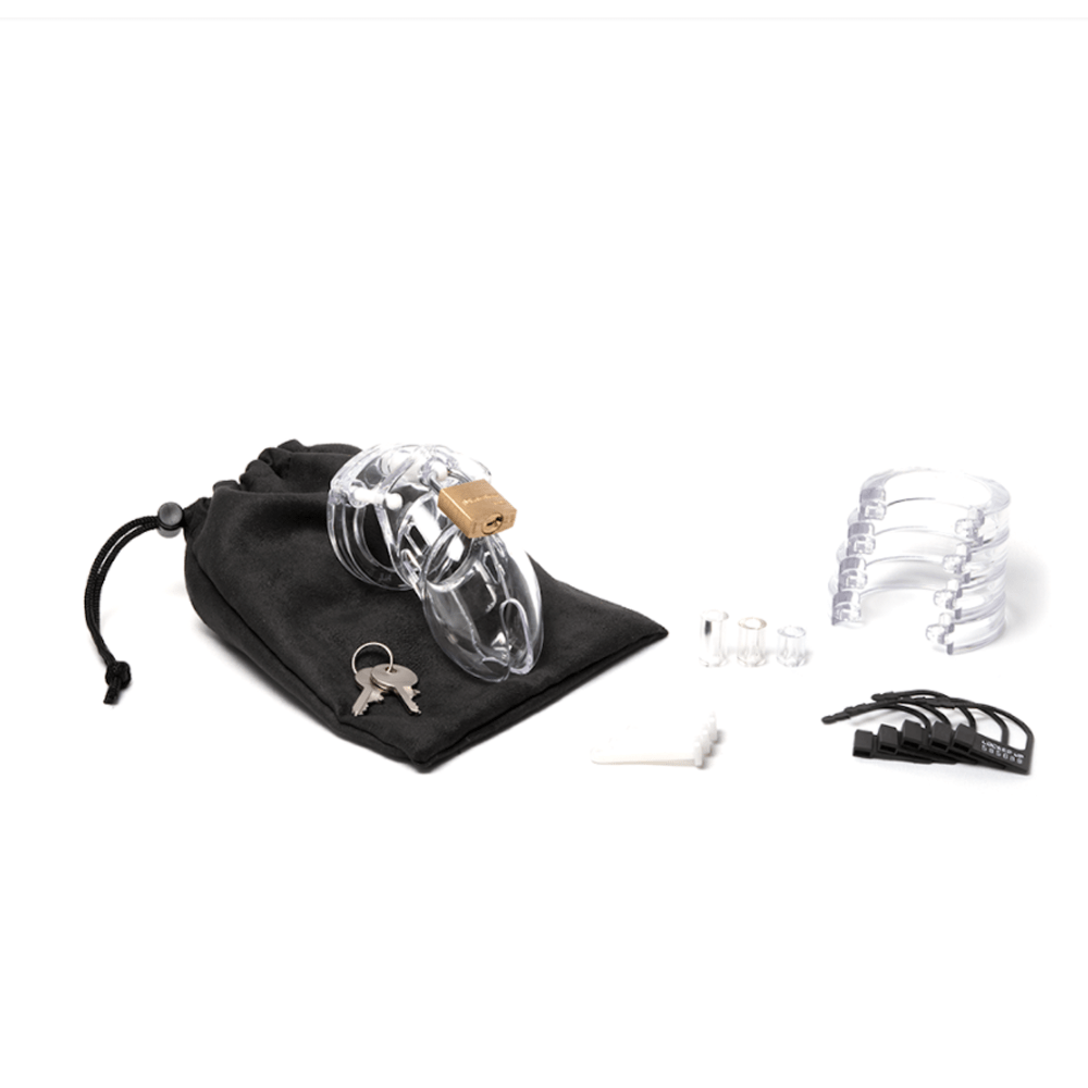CB-6000S Cock Cage Kit - Clear