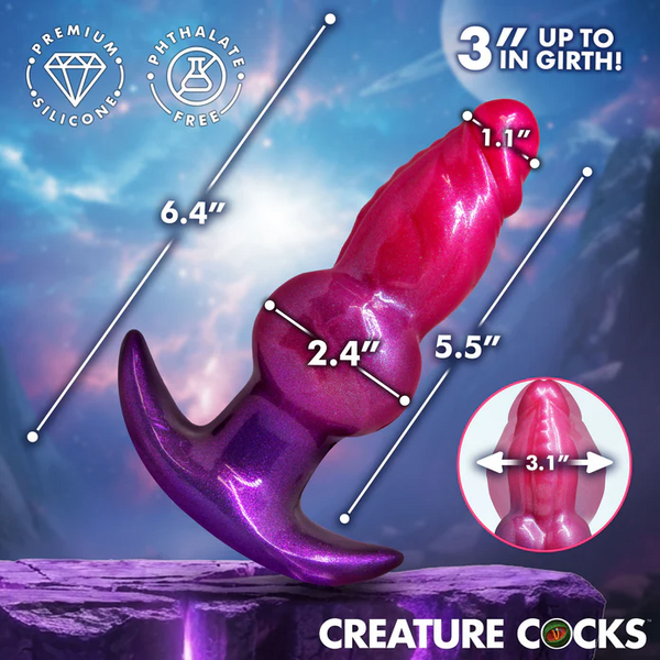 Creature Cocks Astro Inflatable Silicone Anal Plug