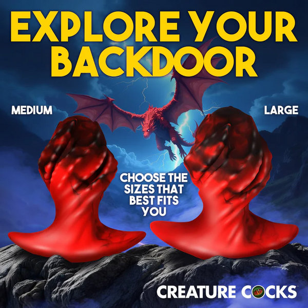 Creature Cocks Dragonspawn Silicone Butt Plug - Large