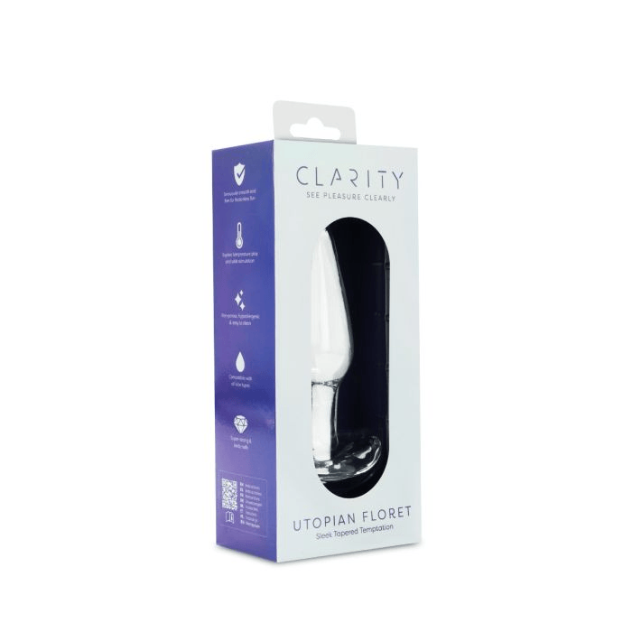 Clarity - Glass Dildo - Utopian Floret