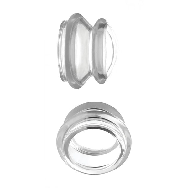 Clear Plunger Silicone Nipple Suckers Large