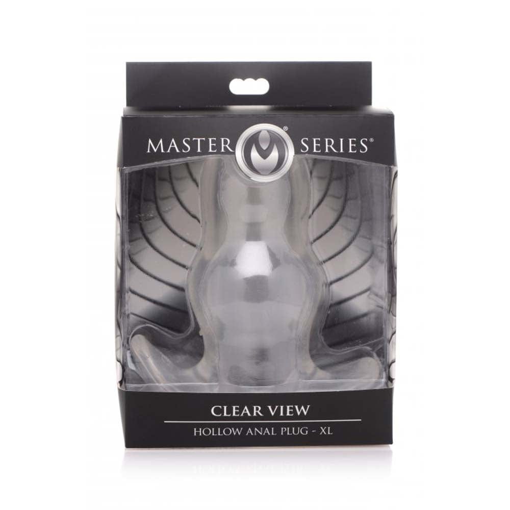 Clear View Hollow Anal Plug - X-Large