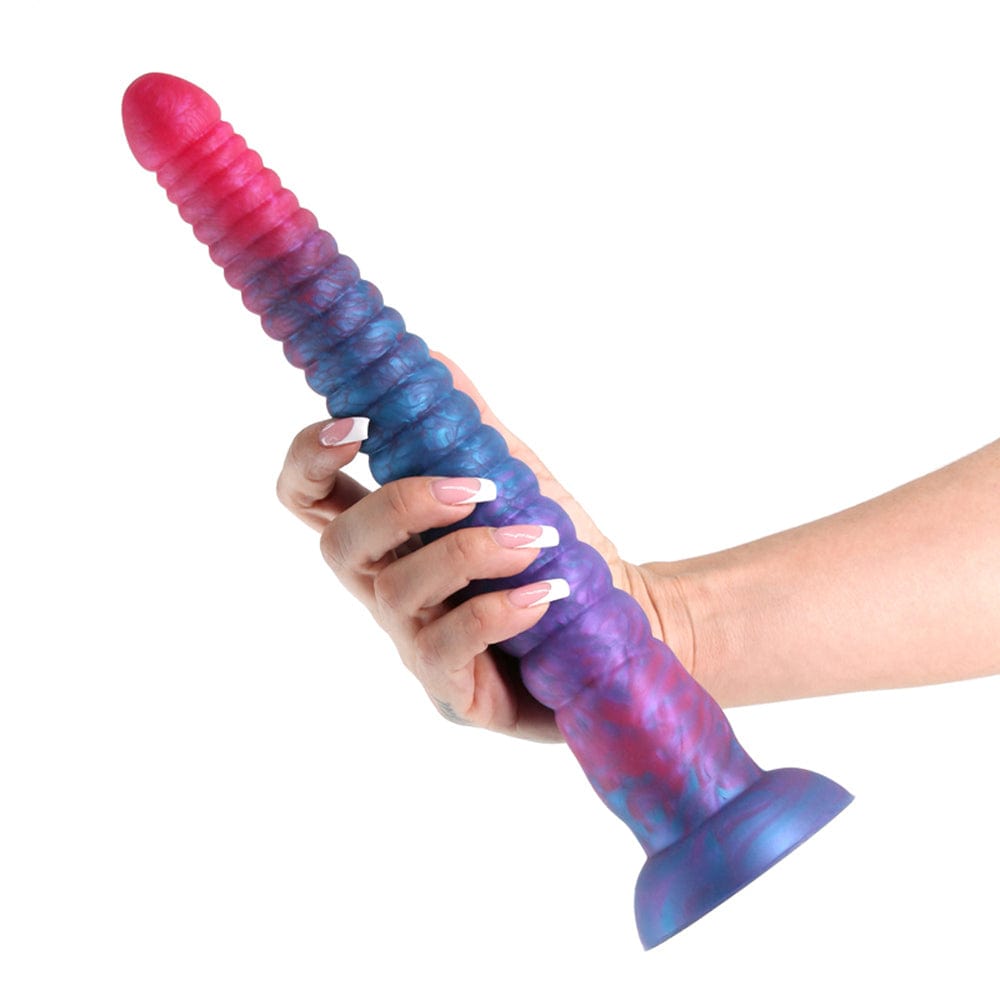 Colours - Stacked - 12" Dildo - Pink/Blue