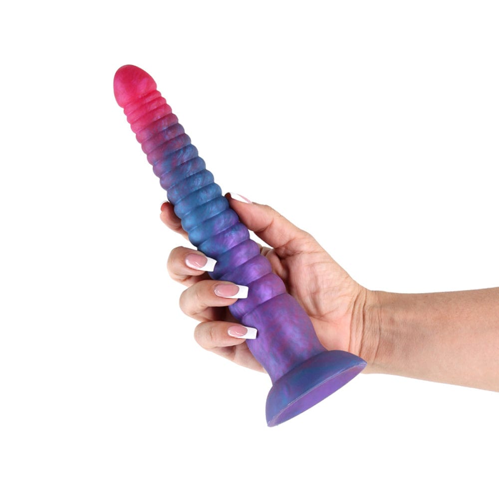 Colours - Stacked - 9" Dildo - Pink/Blue
