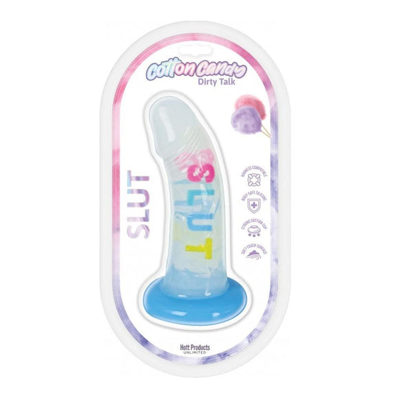 Cotton Candy - Dirty Talk SLUT Dildo