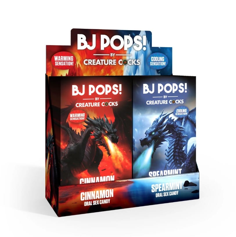 Creature Cocks BJ Pops Display 24 pcs