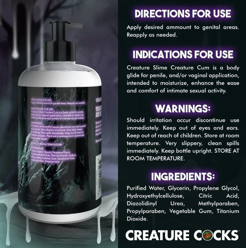 Creature Cum Unscented Jizz Lube - 16oz
