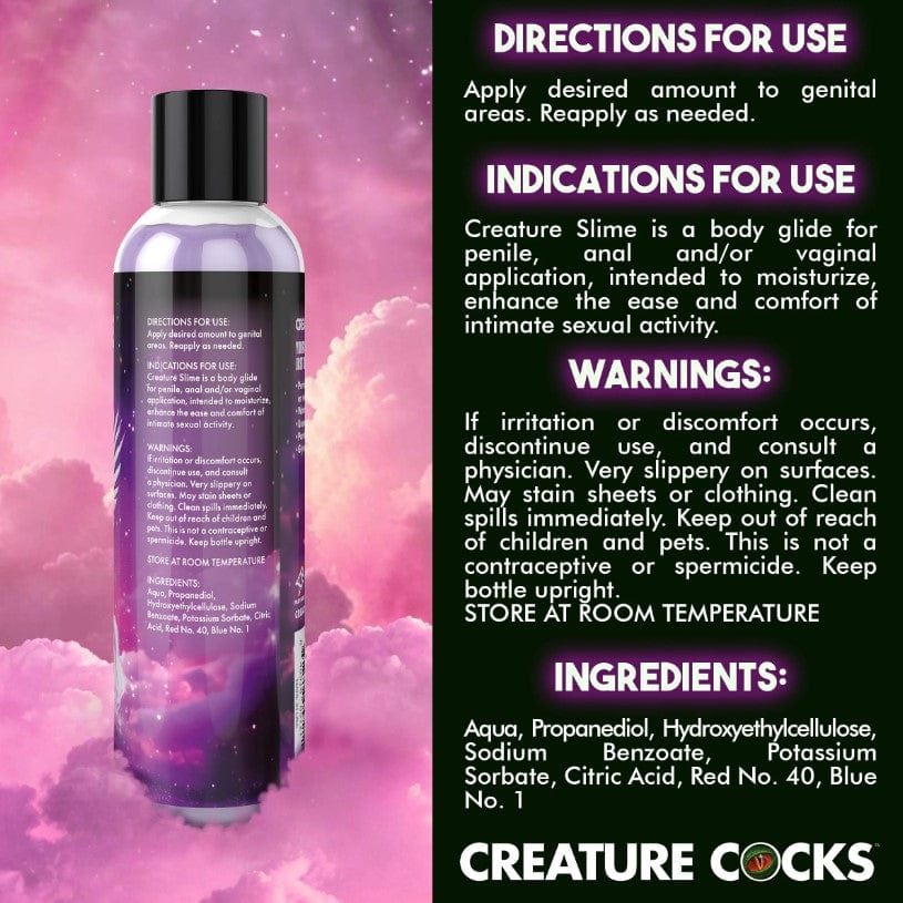 Creature Slime - Purple H2O Lube - 4oz