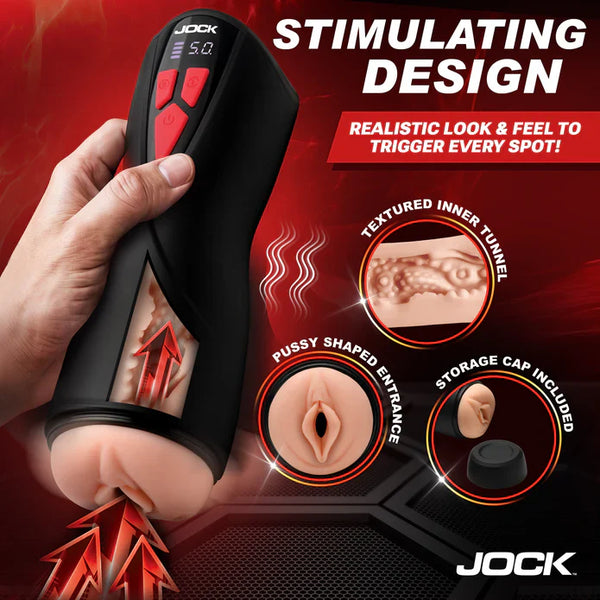 JOCK Advanced Banger! Sucking & Vibrating Pussy Masturbator