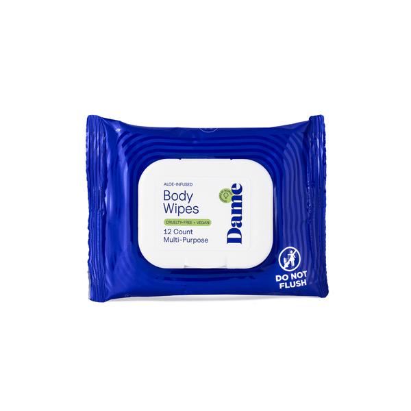 Dame Aloe & Cucumber Body Wipes 12pk