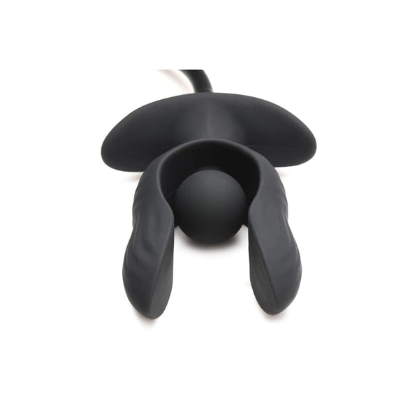 Dark Pearl Inflatable Vibrating Butt Plu