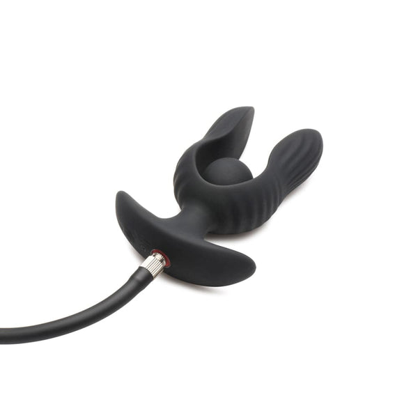 Dark Pearl Inflatable Vibrating Butt Plu