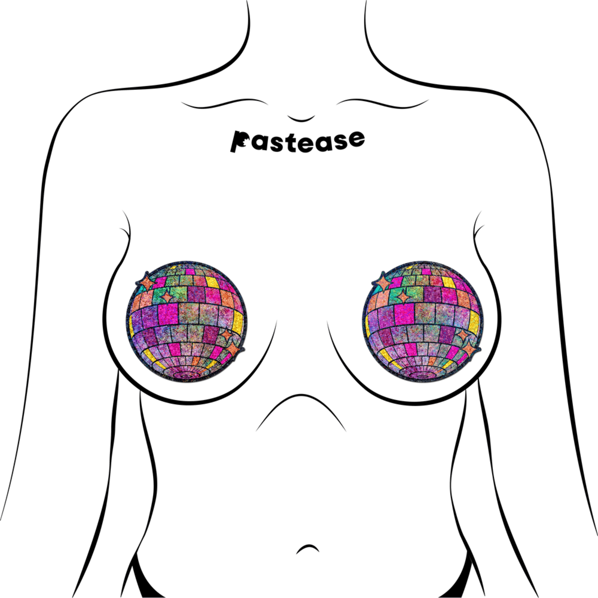 Disco Ball Shimmering Pasties