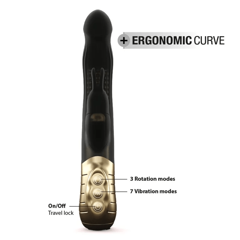 Dorcel Baby Rabbit Vibrator Black Gold 2.0 – Dual Stimulation