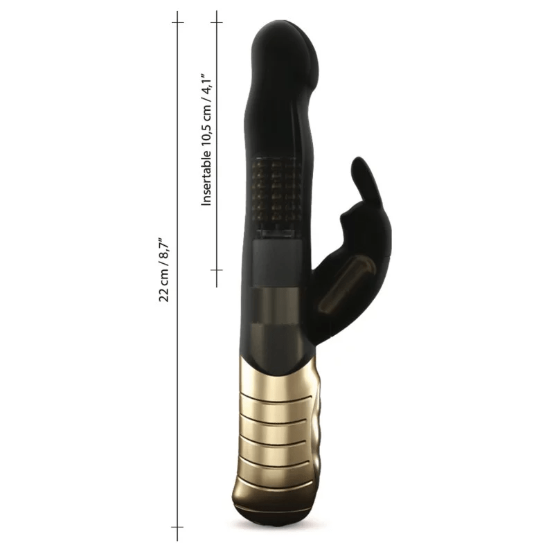 Dorcel Baby Rabbit Vibrator Black Gold 2.0 – Dual Stimulation