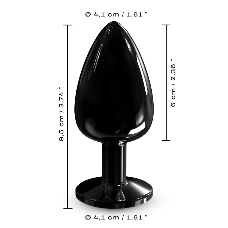 Dorcel Diamond Anal Plug Black L