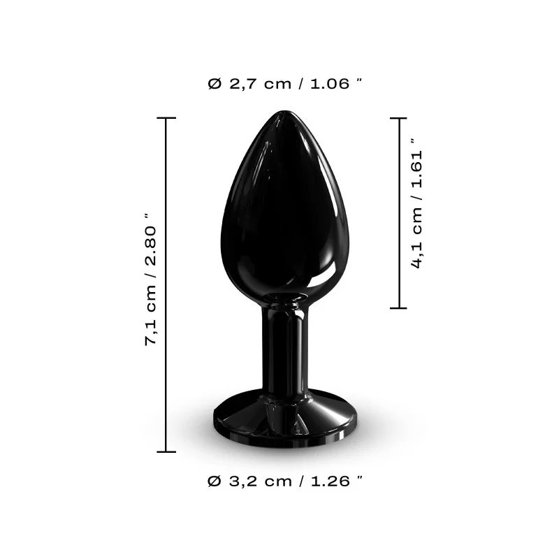Dorcel Diamond Anal Plug Black S