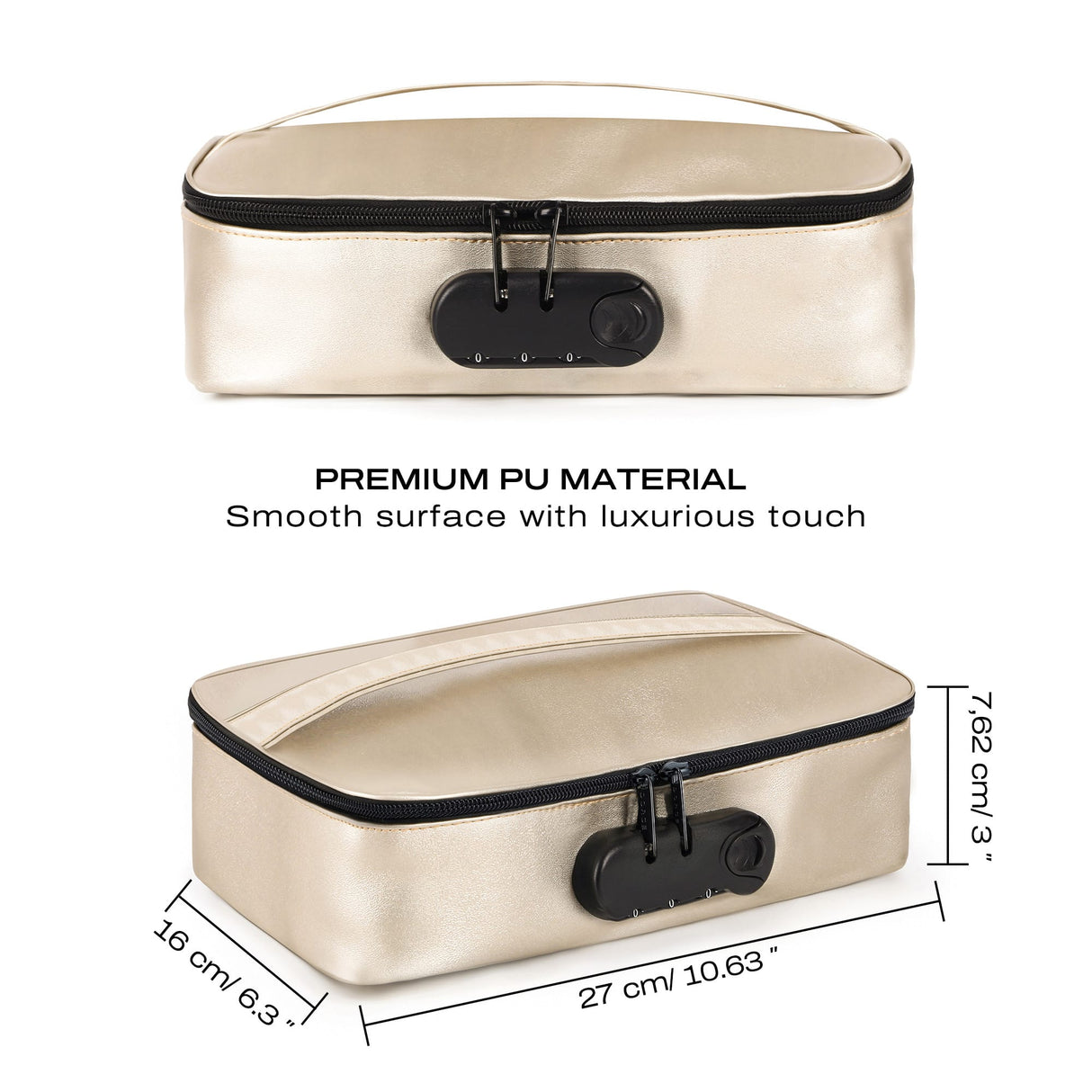 Dorcel Discreet Storage Box - Luxury Gold