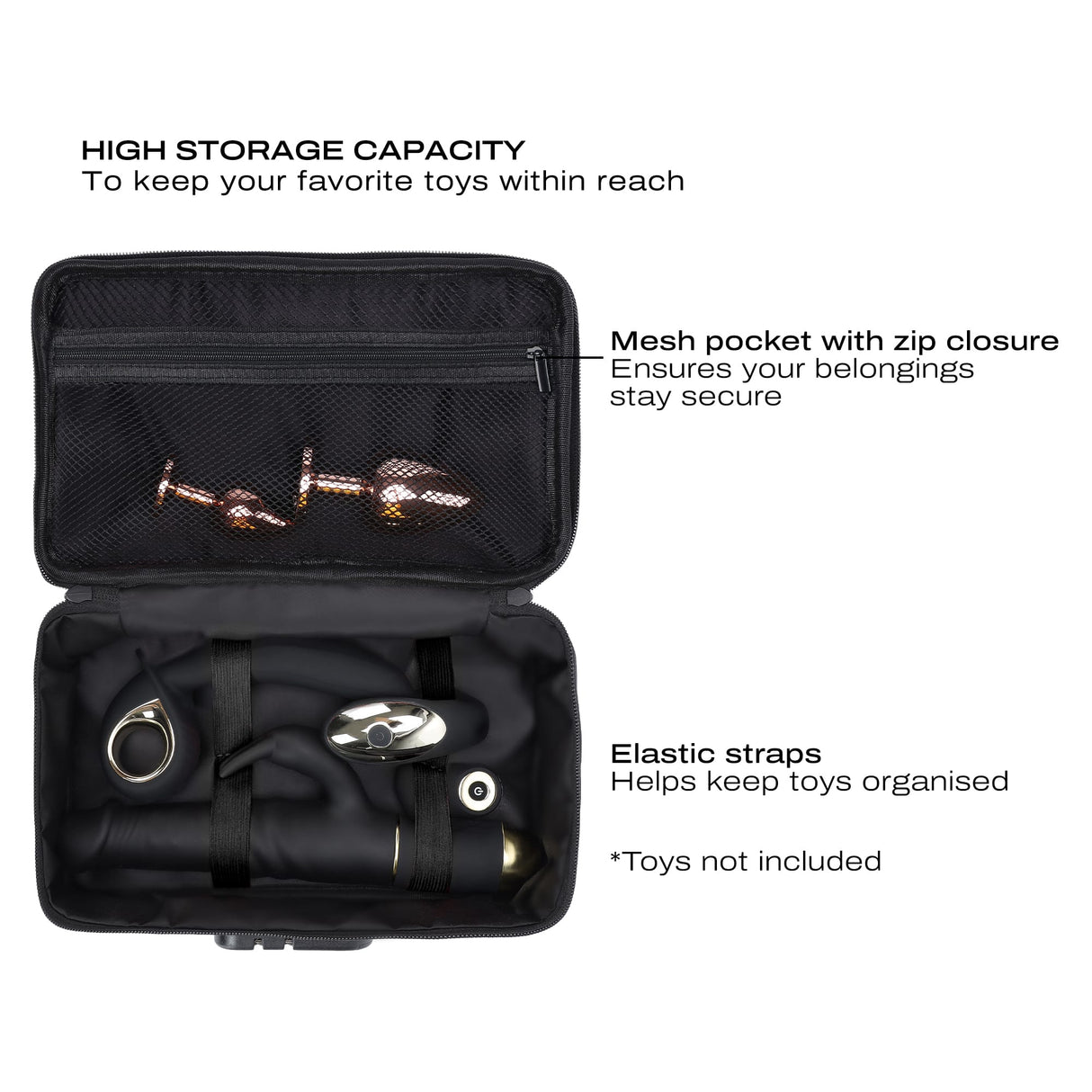 Dorcel Discreet Storage Box - Luxury Gold