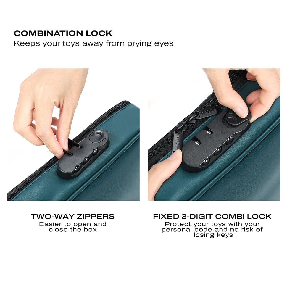 Dorcel Discreet Storage Box - Luxury Green